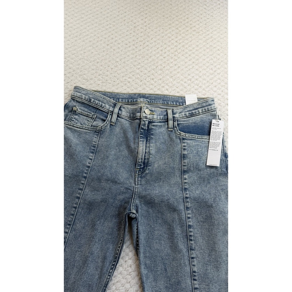 NWT Hudson Barbara High-Rise Bootcut Jean w/ Slit Hem Color caliber $195 Size 32 - Picture 10 of 10
